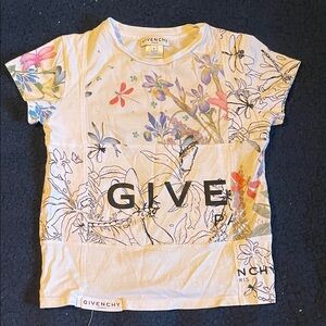 Givenchy Kids Multicolor Floral Tee